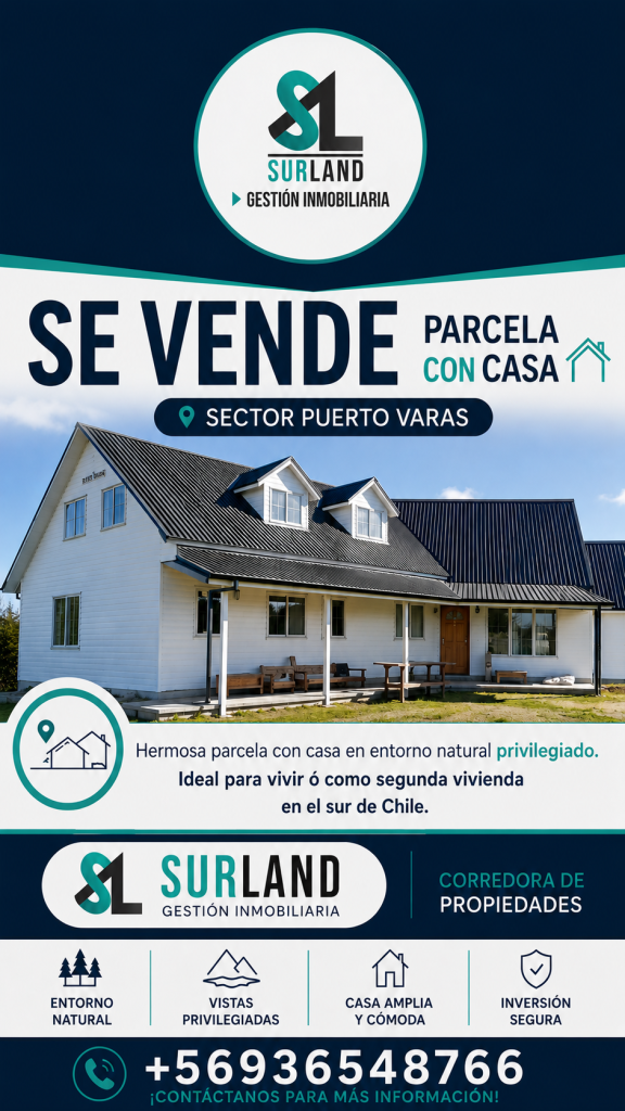 VENDO PROPIEDAD CLUB DE CAMPO PUERTO VARAS